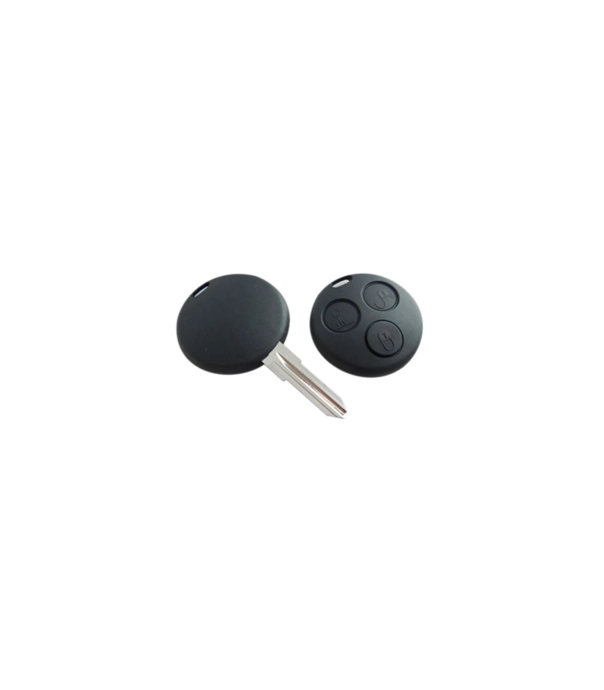 Coque de clé 3 boutons pour modèles Smart City Coupe (2000-2006), ForTwo (2000-2006), Roadster (2003-2005) - photo 3