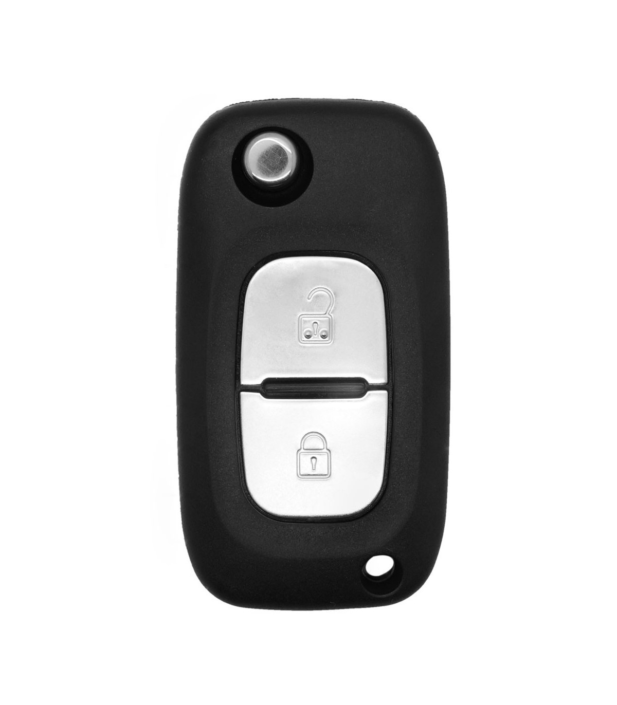 Coque de clé 2 boutons Renault: Clio III, Kangoo II, Master III, Modus, Twingo II, Wind