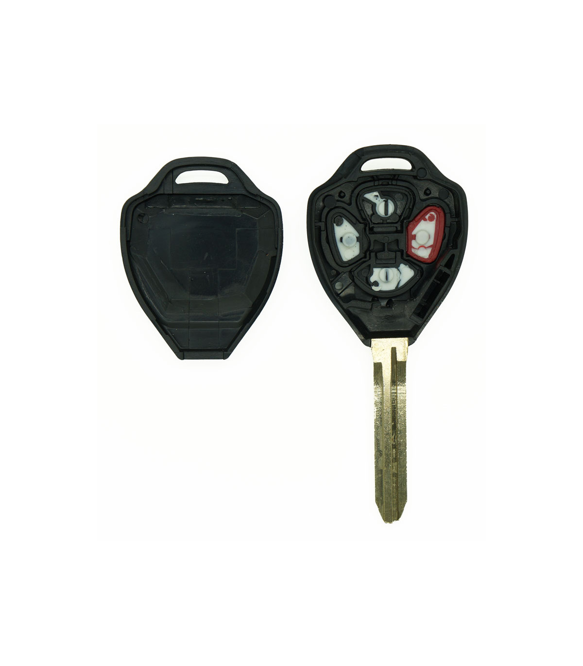 Coque clé auto compatible Toyota 4 boutons 4 Runner, Altezza, Auris, Avalon XL, Aygo, Celica, Corrola,etc... - photo 2