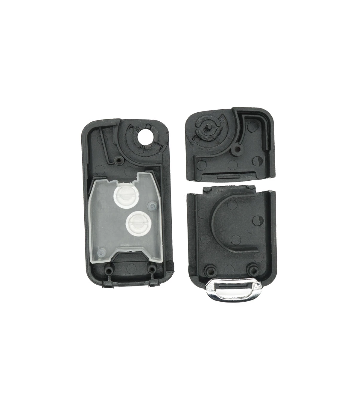 Coque de clé modifié rétractable pour Peugeot 307, CC et SW - photo 3