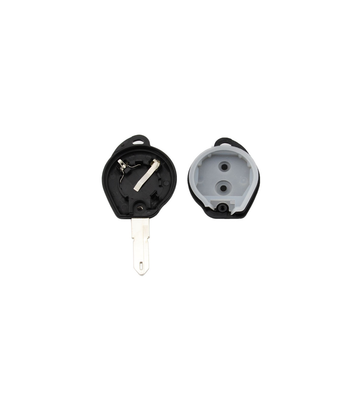 Coque de clé Peugeot 1 bouton compatible 206 de 1998 à 2001 - photo 2