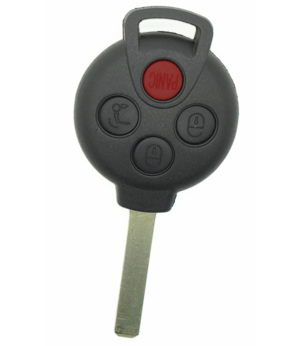 Coque de clé 4 boutons pour Smart ForTwo, ForFour