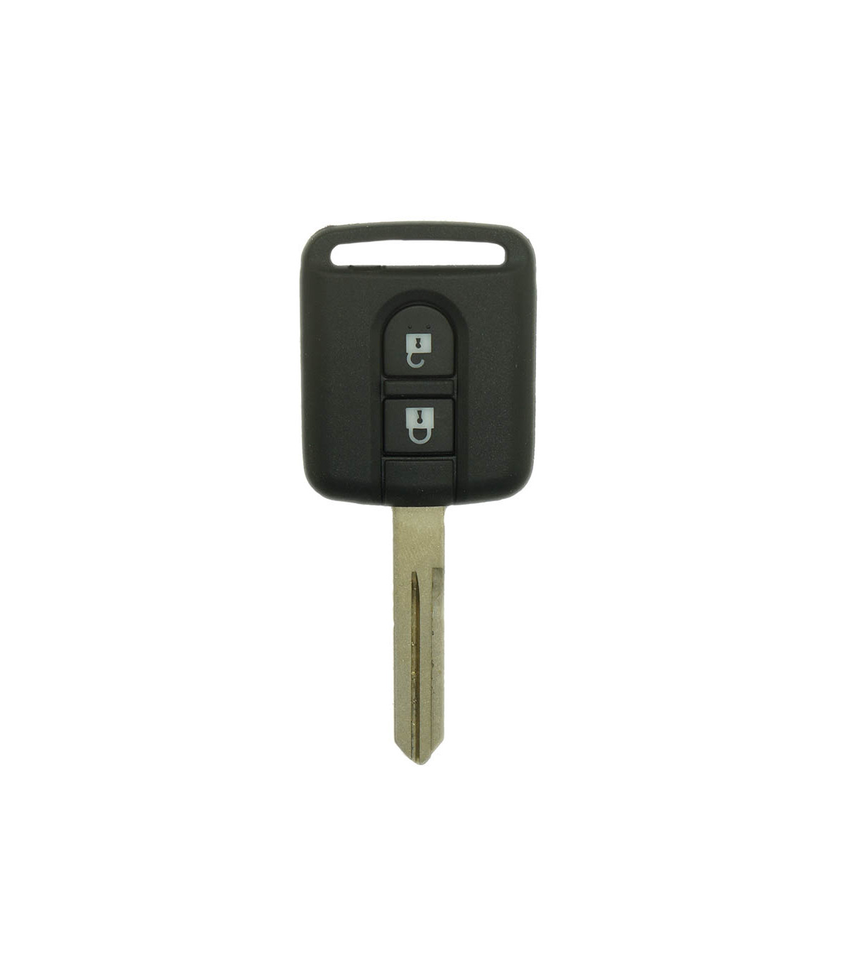 Coque clé 2 boutons pour Nissan Almera, Primera, Terrano, X-trail, Micra K12, Note, Navara, Qashqai, NV200, Patrol, Cabster