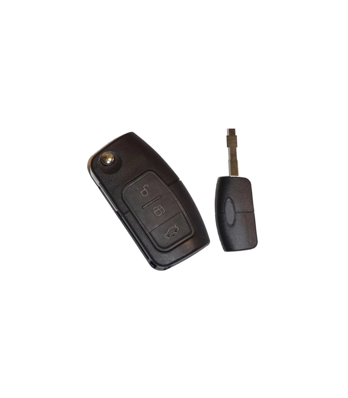 Coque clés 3 boutons pour Ford CMax, Fiesta, Focus, Galaxy, Ka, Kuga, Mondeo, S-Max, Transit - photo 2