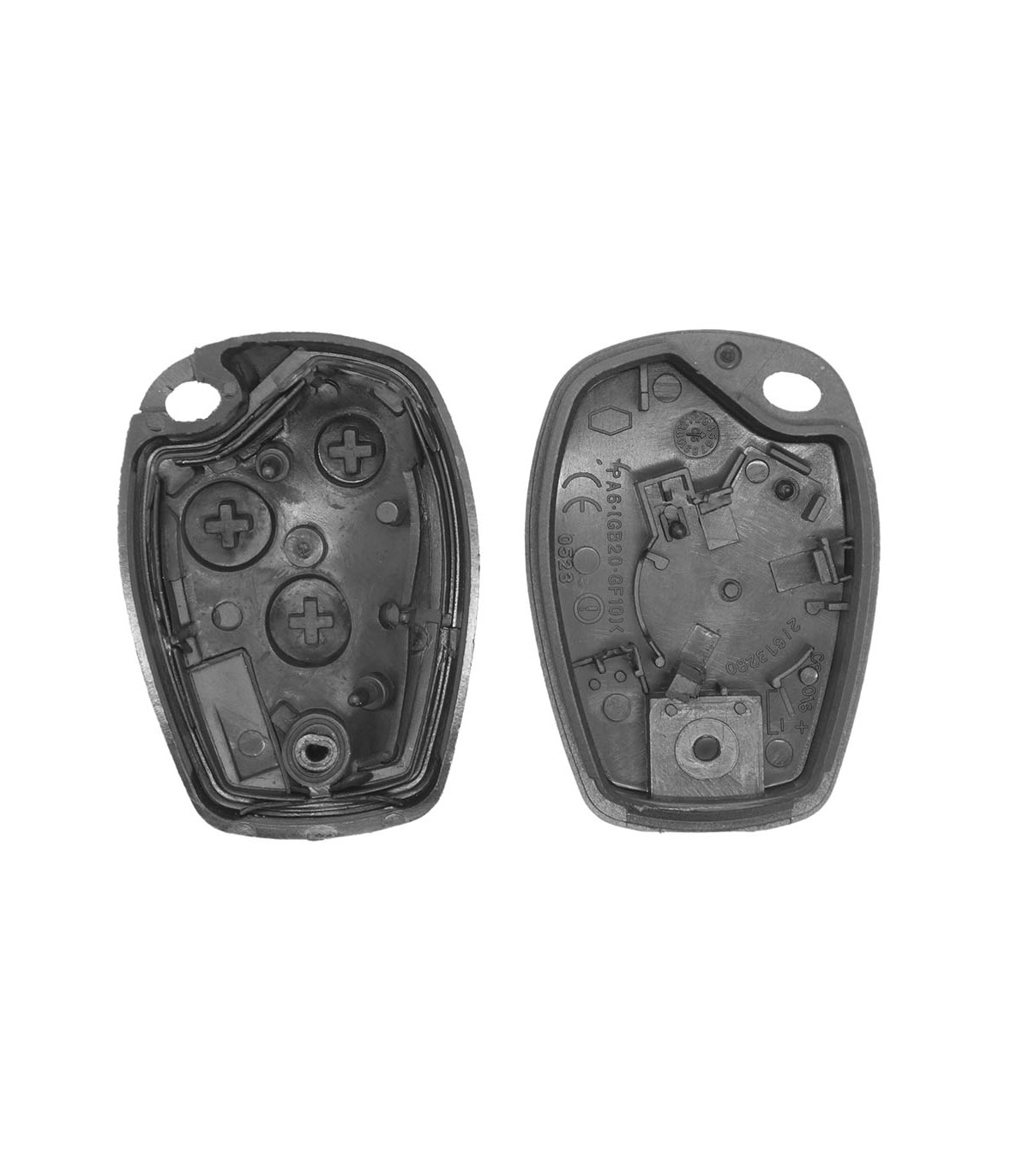 Coque de clé Renault 3 boutons pour Clio III, Kangoo II, Master III, Modus, Trafic III - photo 2