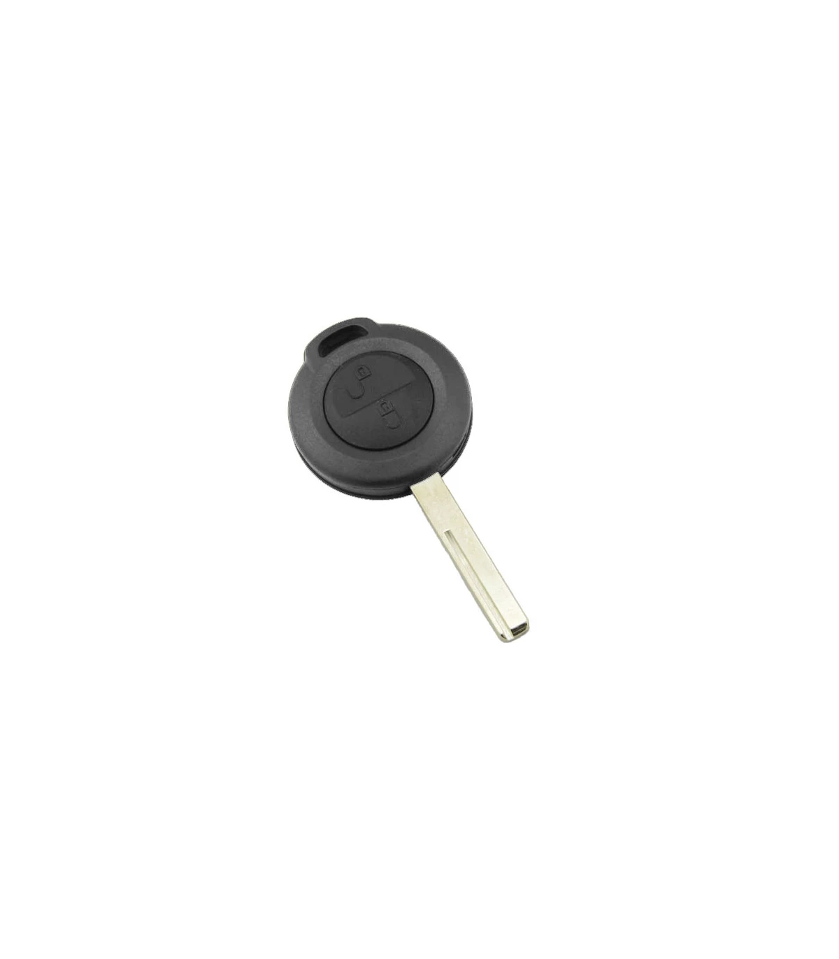 Coque de clé 2 boutons pour Smart ForTwo, ForFour (2004-2006) et Roadster, Coupe, Cabriolet - photo 2