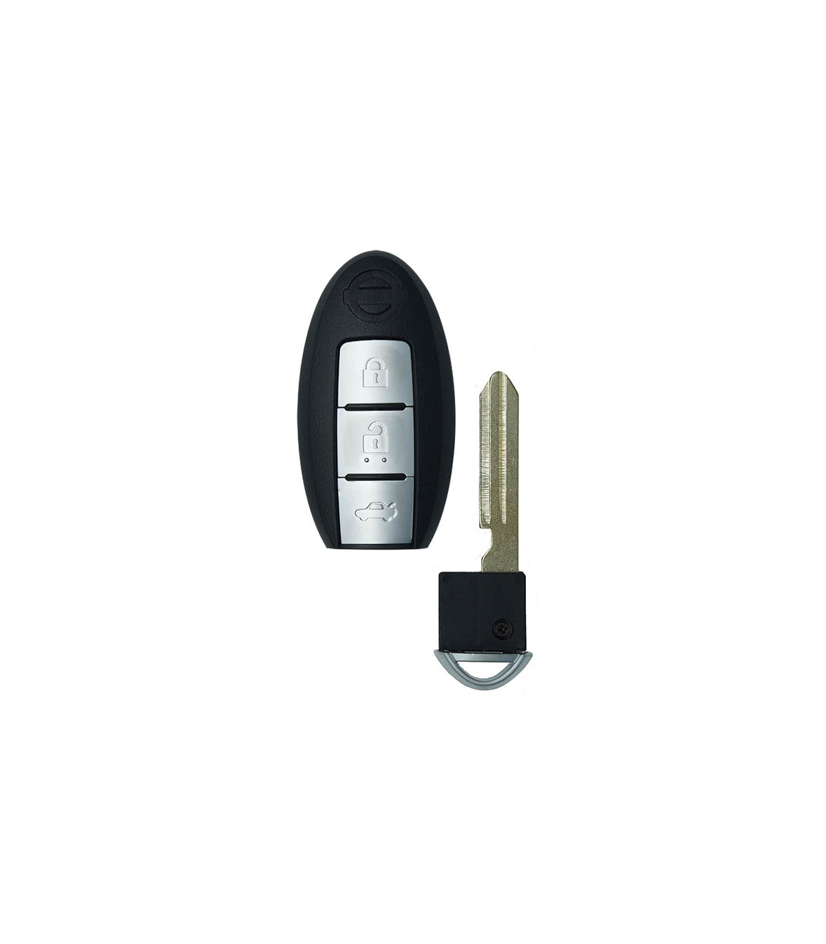 Coque de clé 3 boutons, Nissan GT-R, Murano, Qashqai, X-Trail Infiniti EX, FX, G37, M, Q50, Q70, QX50, QX70 - photo 2