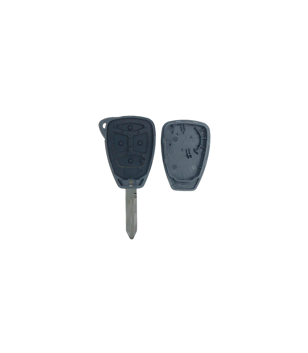 Coque de clés Chrysler 3 boutons, Lame CY24, Switch non fourni - photo 2