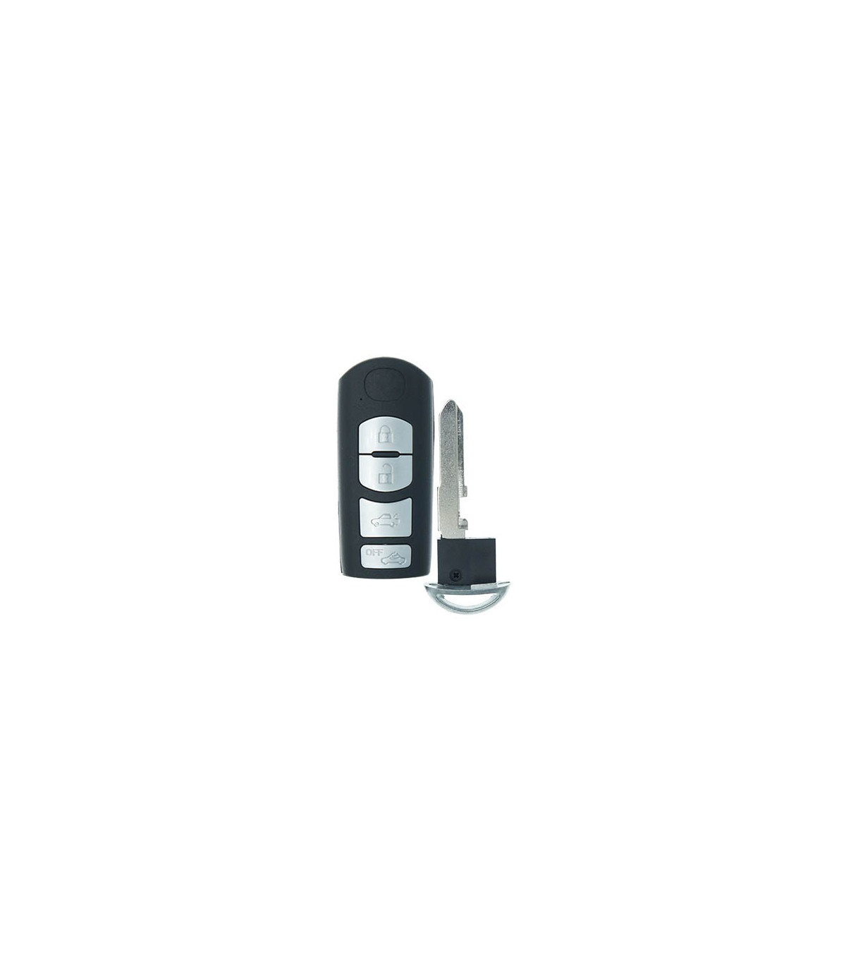 Coque clé Mazda 4 boutons, pour Mazda 3 III (2013-2018), 6 (2012-2019), CX-5 (2012-2017) - photo 2