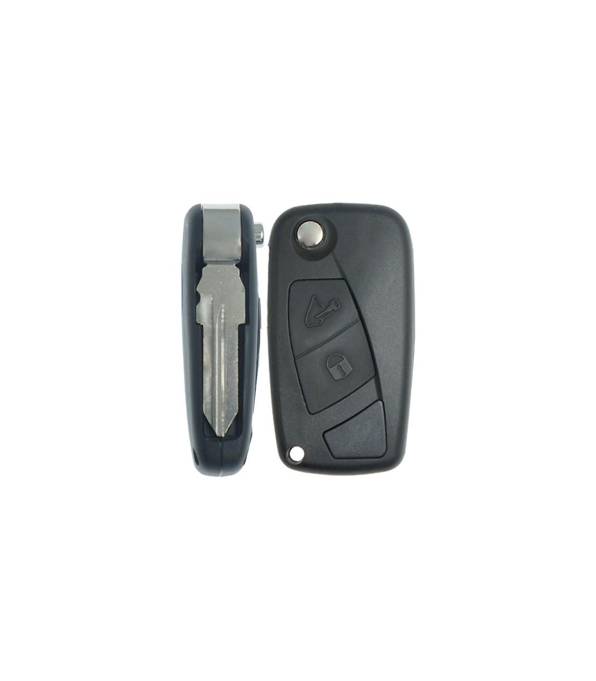Coque clé 2 boutons pour Fiat, Lame GT10, Switch ST2/ST2B