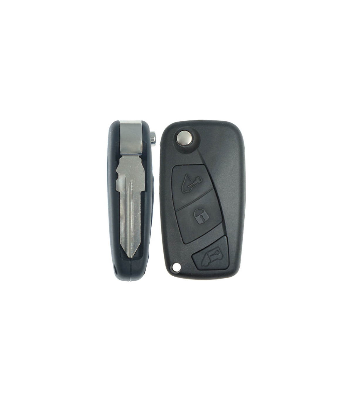 Coque clé 3 boutons pour Fiat, Lame GT10, Switch non fourni