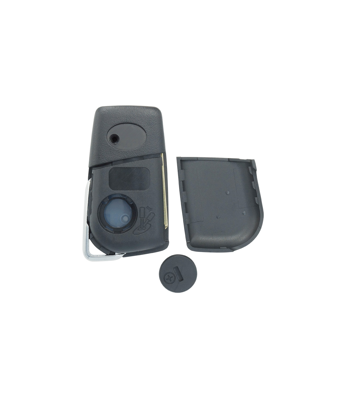 Coque Télécommande Toyota 3 boutons pour Yaris (2014-2016) pile CR1620 - photo 3