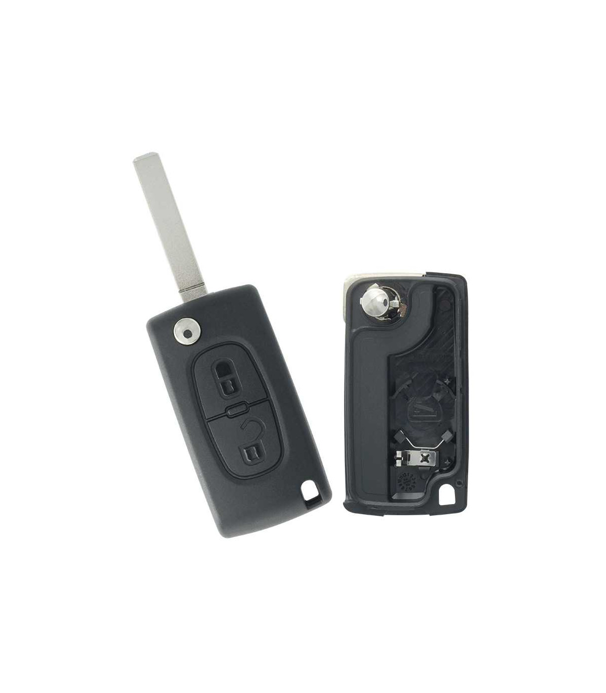 Coque de clé Peugeot 207, 307, 807, Partner, Citroën Berlingo, C2, C3, C8 - photo 2