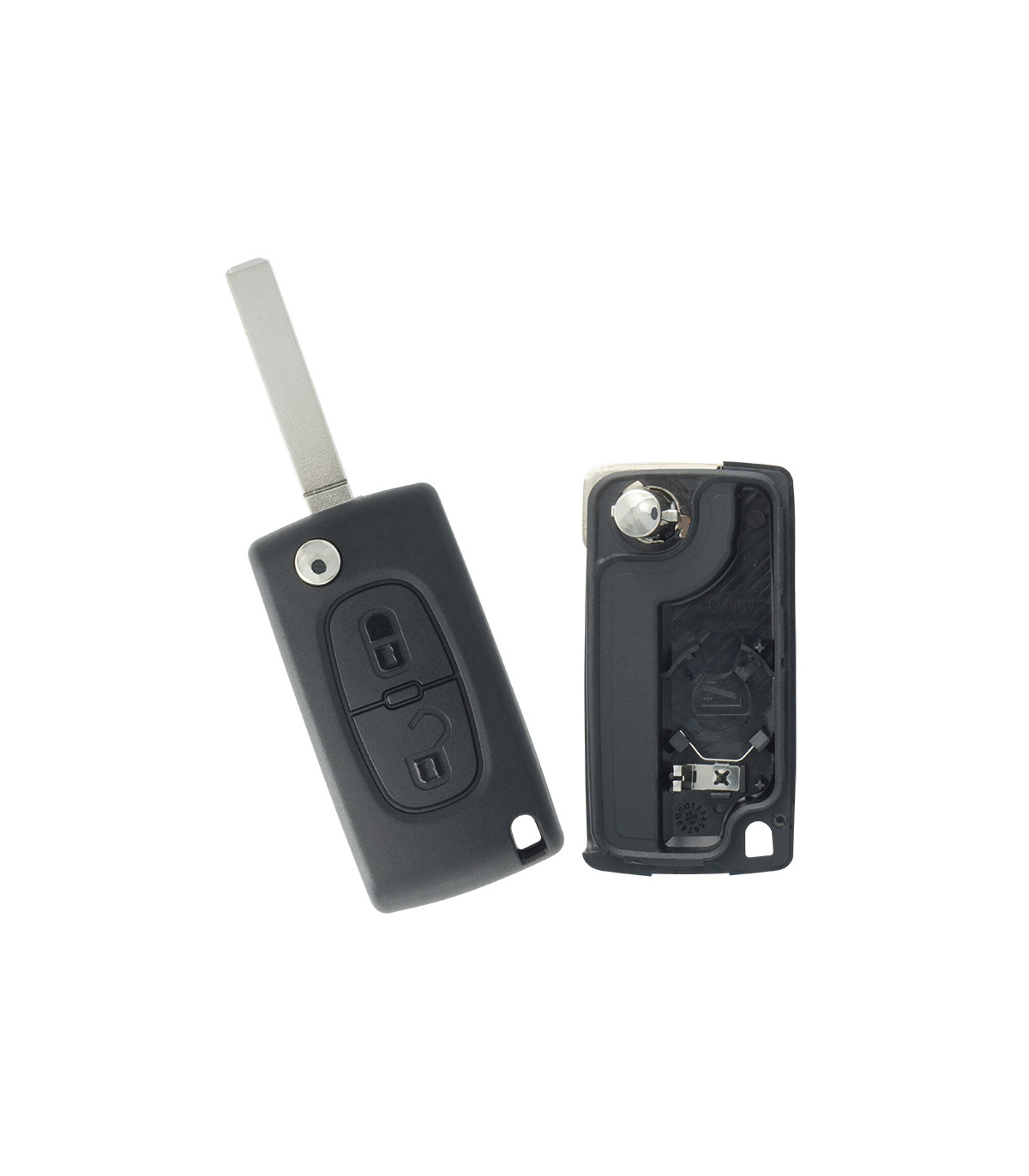 Coque de clé Peugeot 207, 307, 807, Partner, Citroën Berlingo, C2, C3, C8
