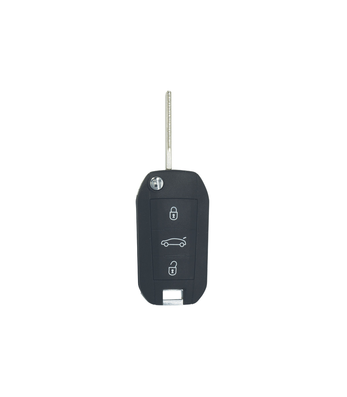 Coque de clé 3 boutons Peugeot 208 / 2008 / 308 / 3008 lame HU83 - photo 3