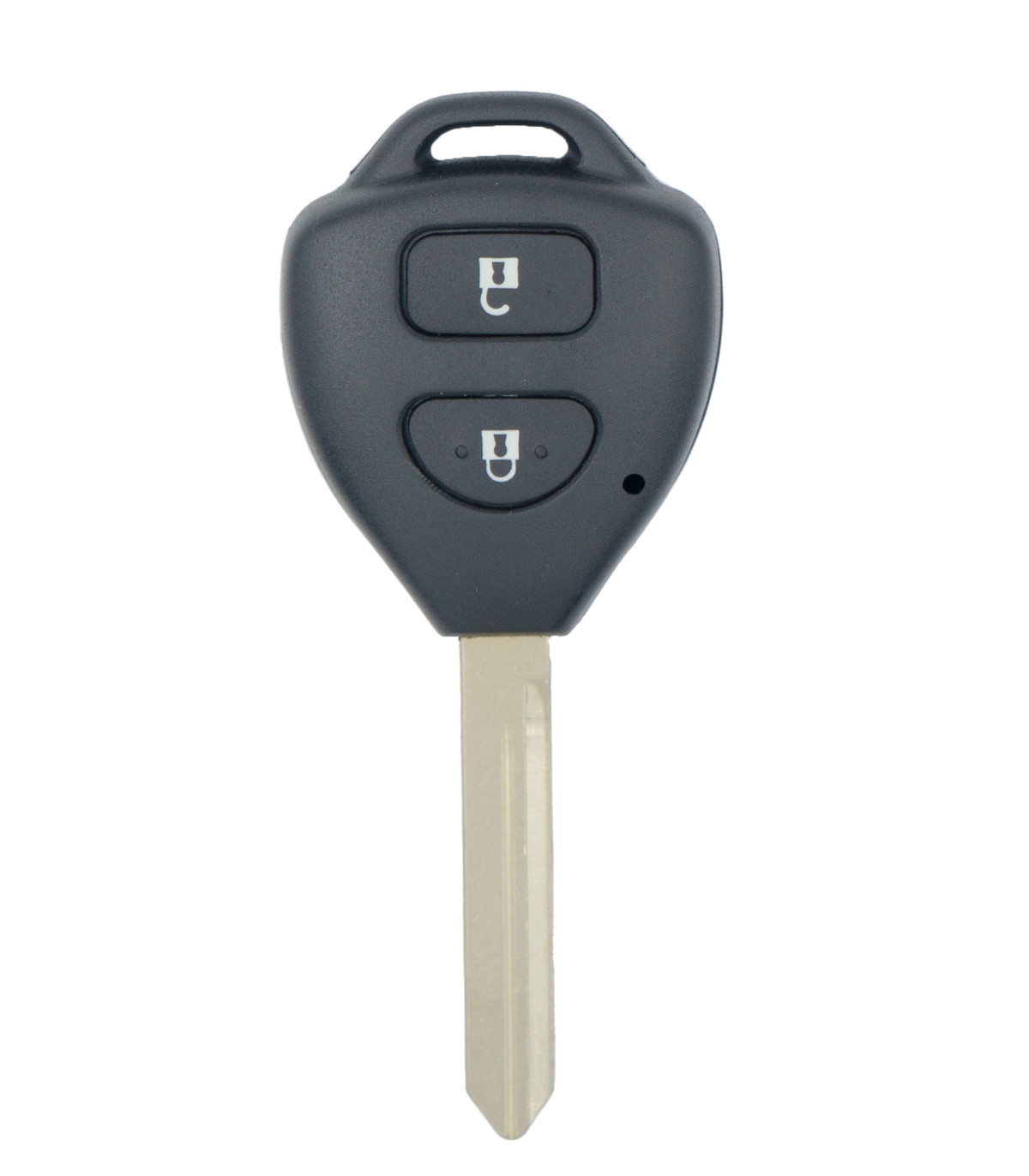 Coque de clé pour Toyota 2 boutons, Lame TOY47, Auris I, Hilux VII, Hilux VIII, IQ, Rav4 III, Urban Cruiser