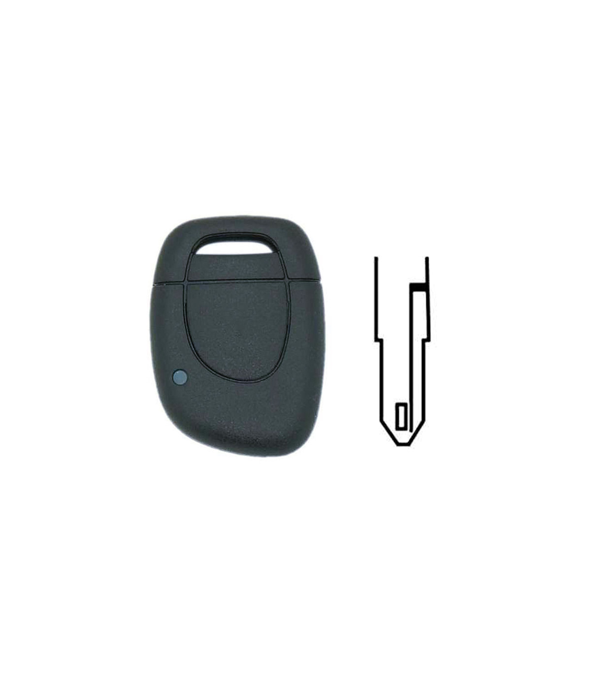 Clé compatible Renault Clio 2 2001- 2009 - PCF7946 / NE72