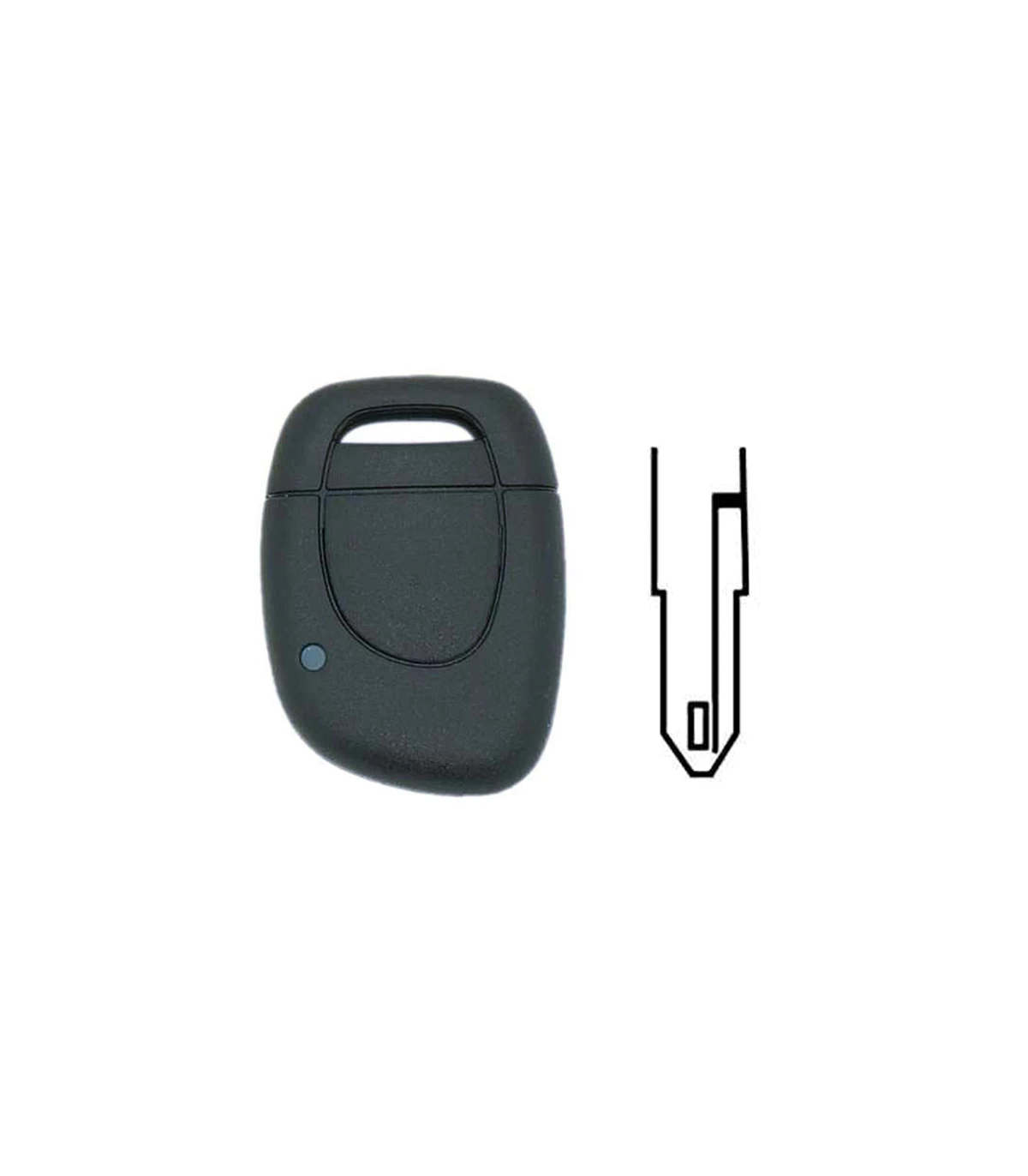 Clé compatible Renault Clio 2 2001- 2009 - PCF7946 / NE72 - photo 2