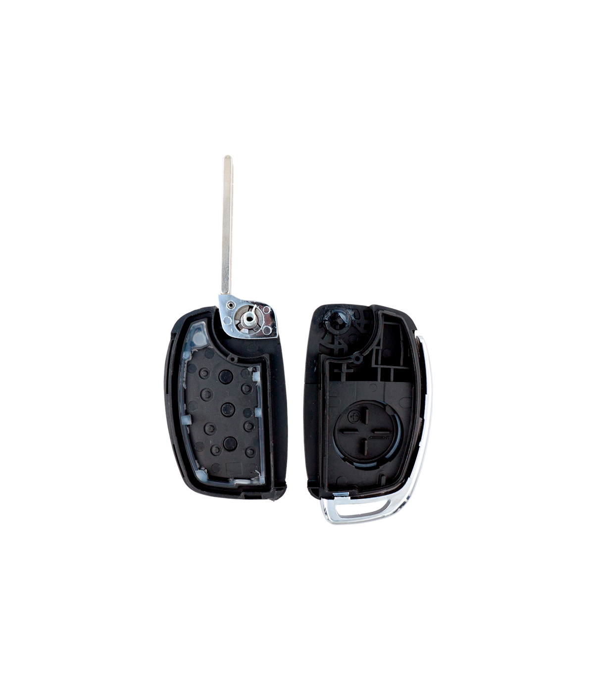 Coque de clé 3 boutons lame HYN17 rétractable pour Hyundai et Kia 2013-2020 - photo 2
