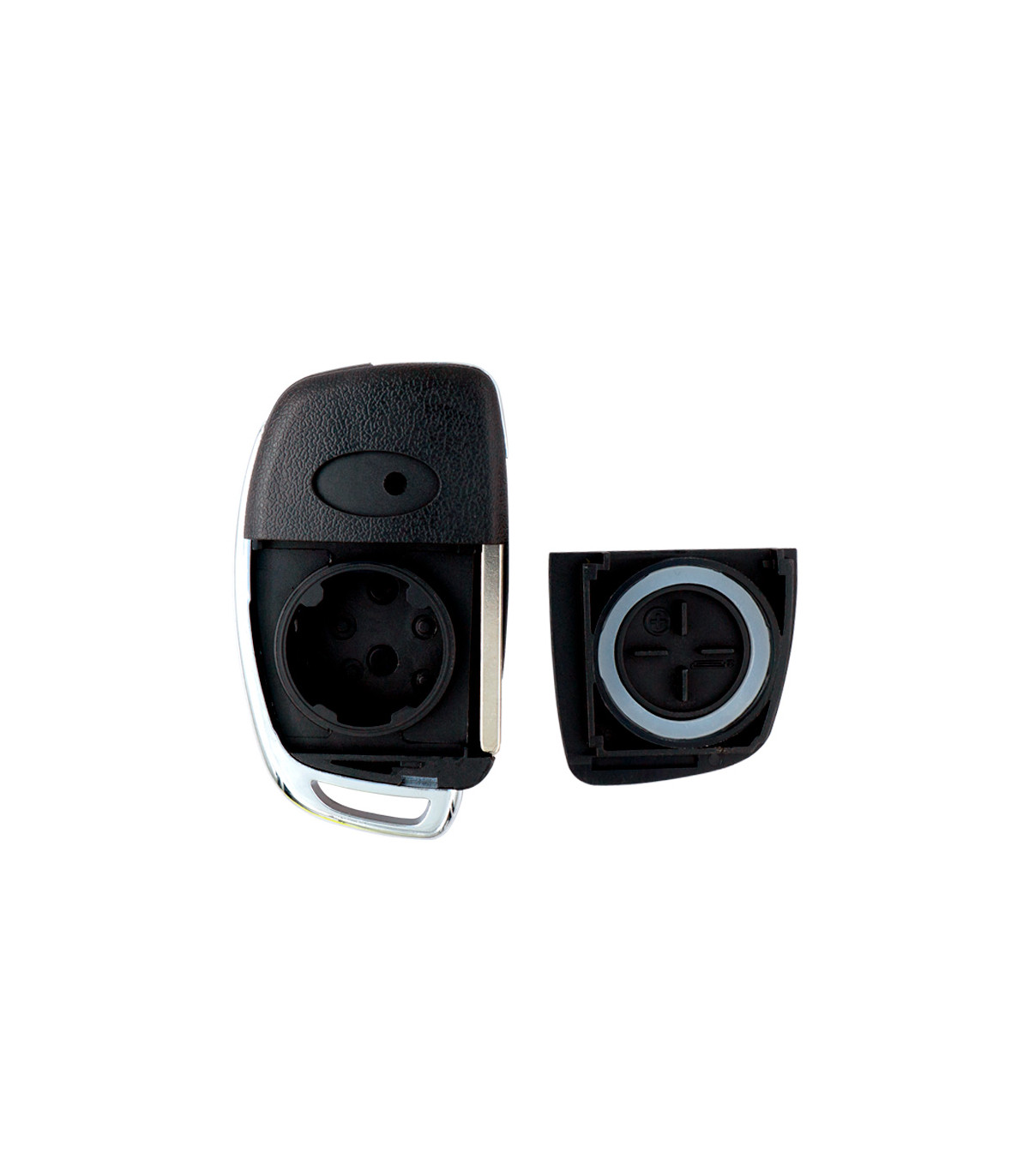 Coque de clé 3 boutons lame HYN14R rétractable Hyundai Kia 2013-2020 - photo 3