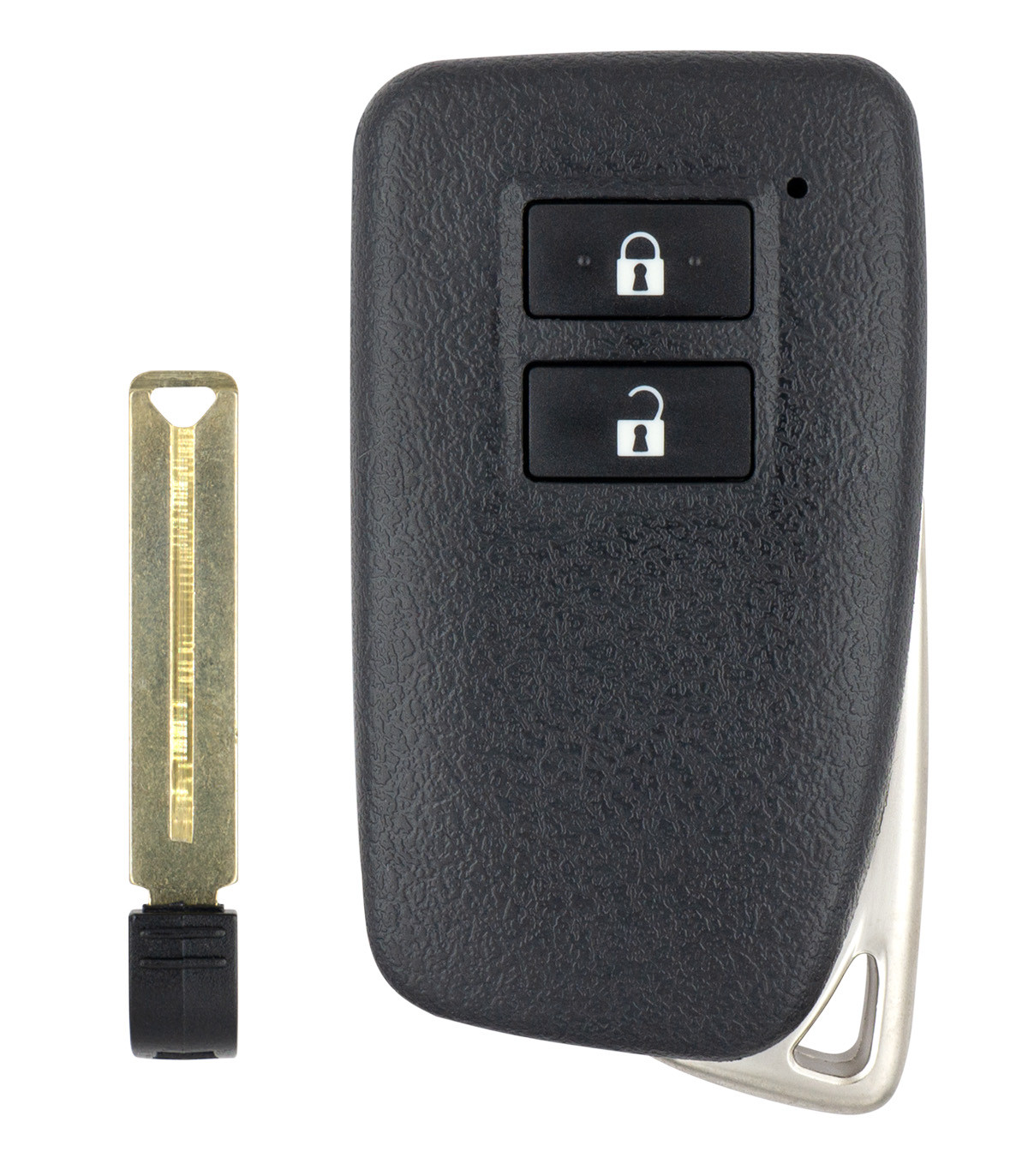 Coque compatible Lexus 2 boutons mains libres lame TOY48
