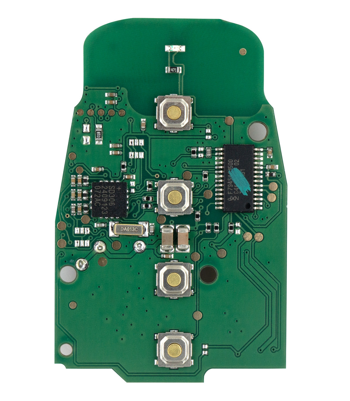 Audi OEM BCM2 868 Mhz ID46 - PCF7945 8T0959754A, - photo 2