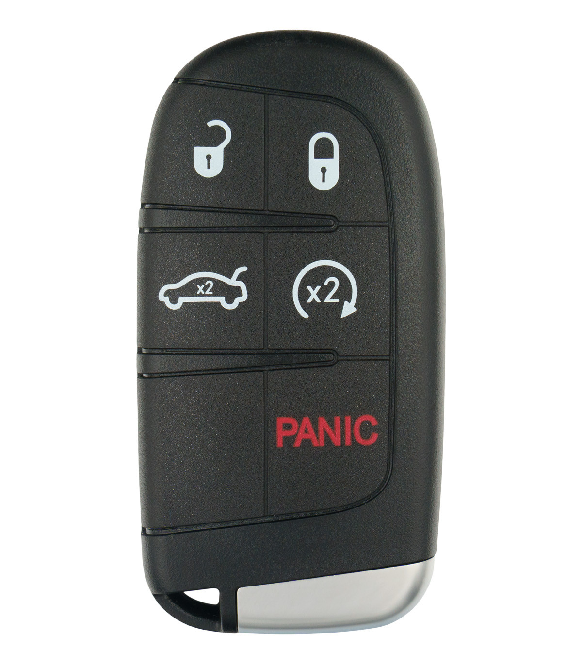 Télécommande Autel 5 boutons style Fiat, Jeep, Dodge, Chrysler lame CY24 - Mains libres