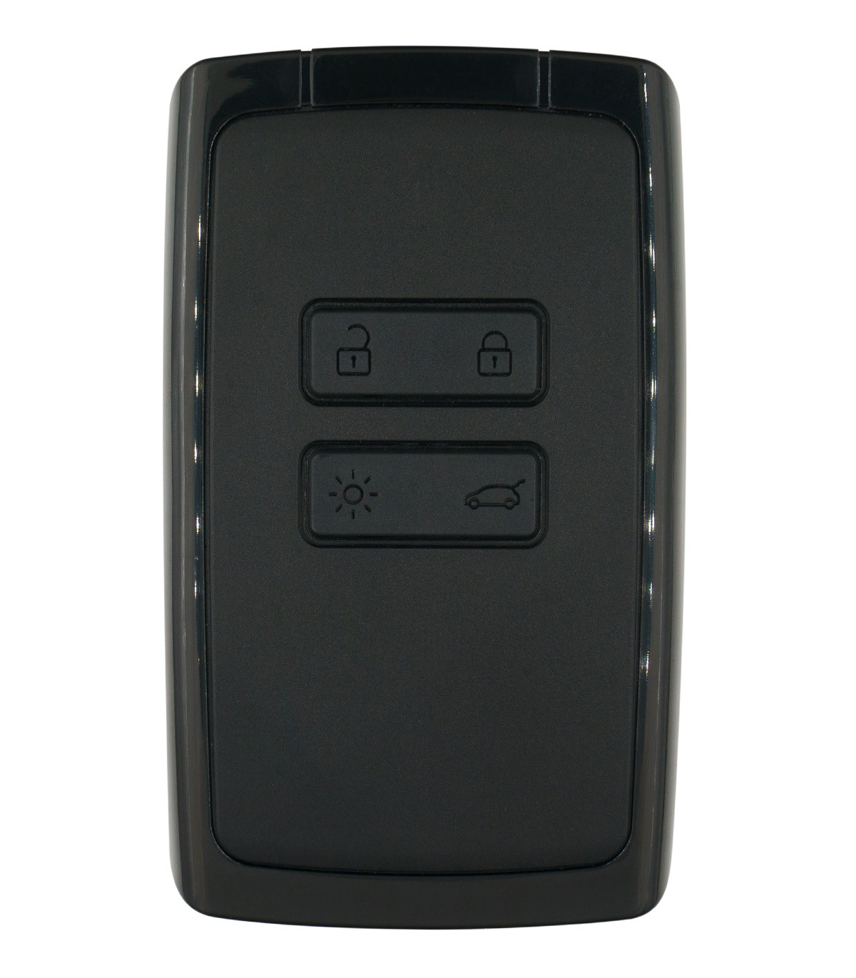 Coque carte 4 boutons compatible Renault intérieur transparent lame VA2