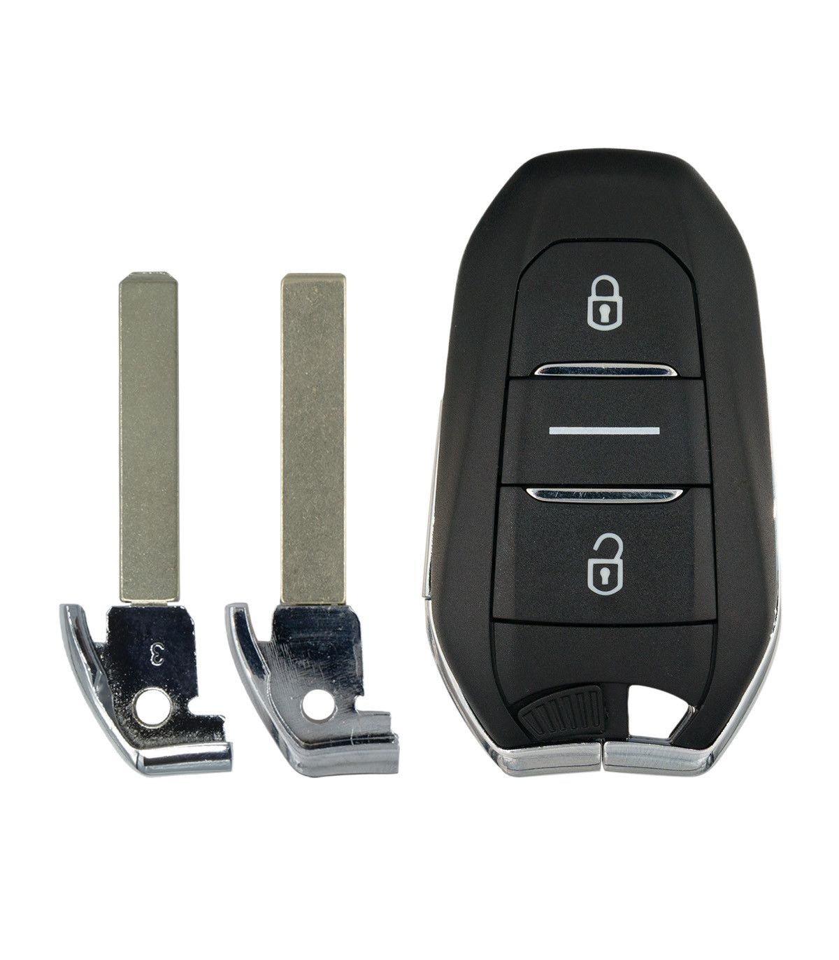 Peugeot Citroen DS Mains libres PCF7953M 3 boutons (HU83+VA2)